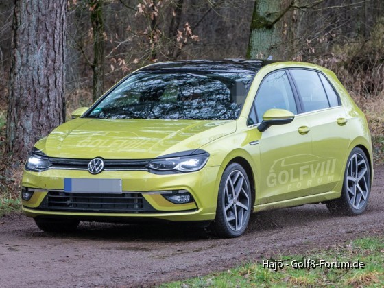 VW Golf 8 - bei Testfahrten erwischt