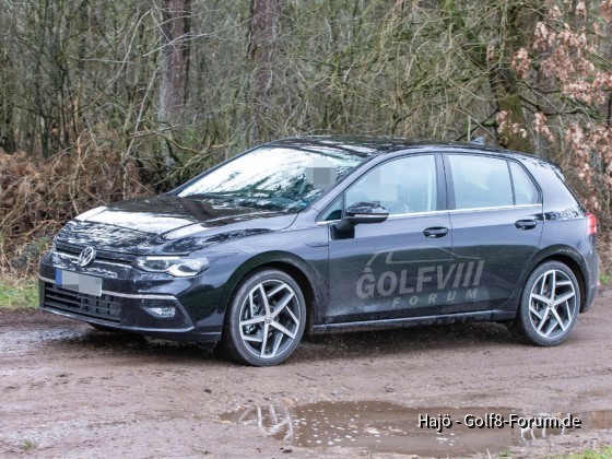 VW Golf 8 - bei Testfahrten erwischt